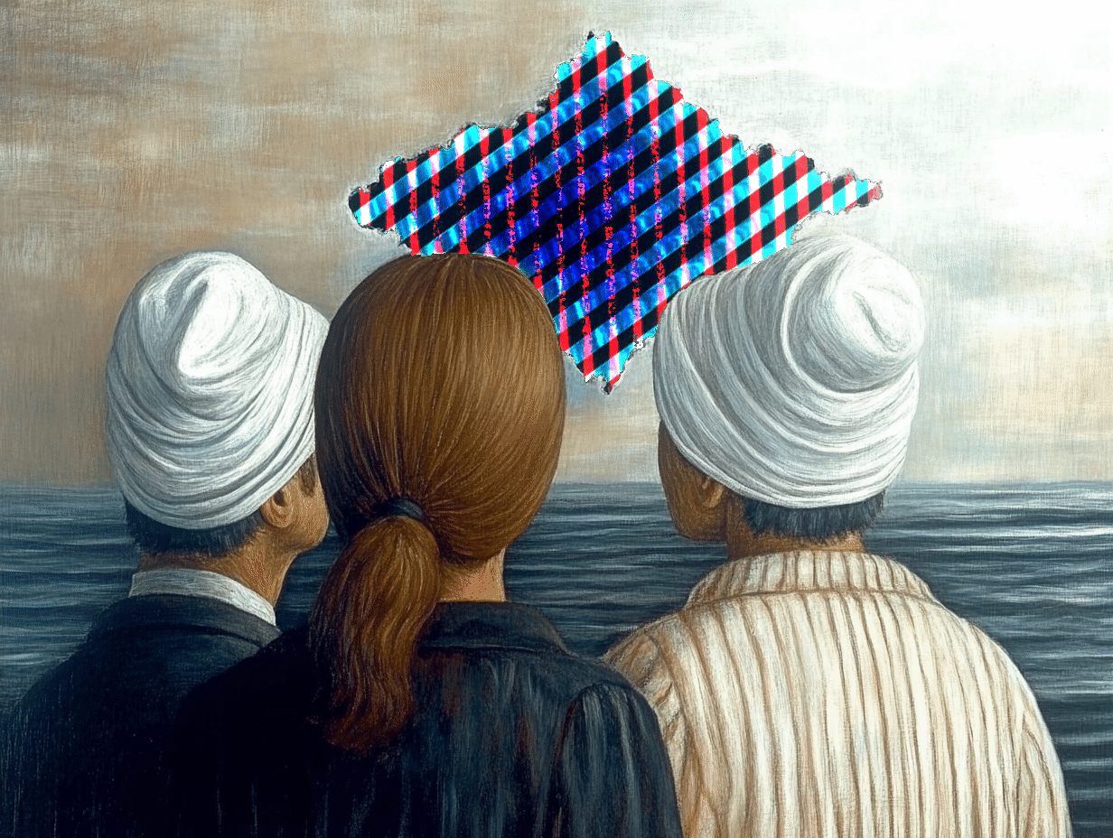 A tear in the reality of a wall
