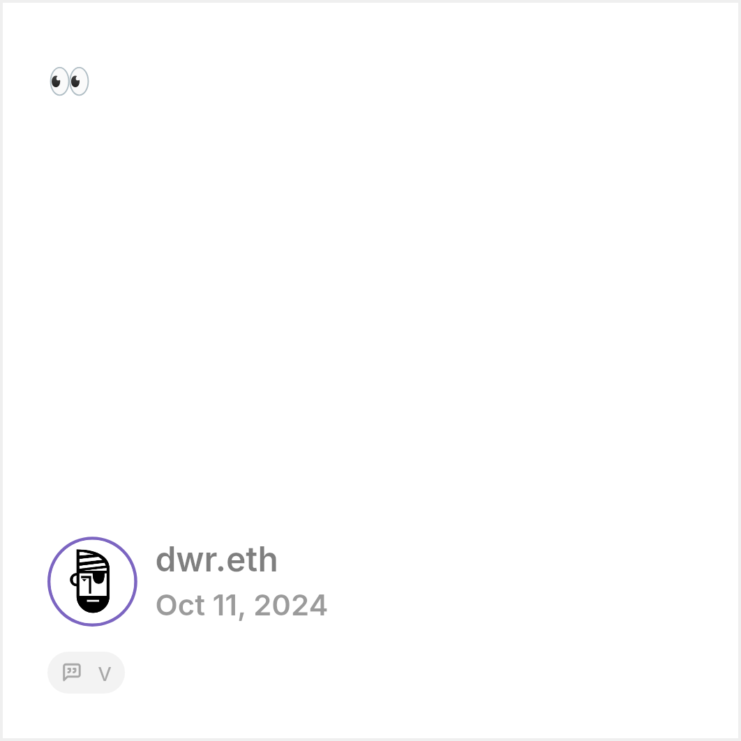 DWR Cast #571eb16e - Posted at 10/11/24 03:18 PM