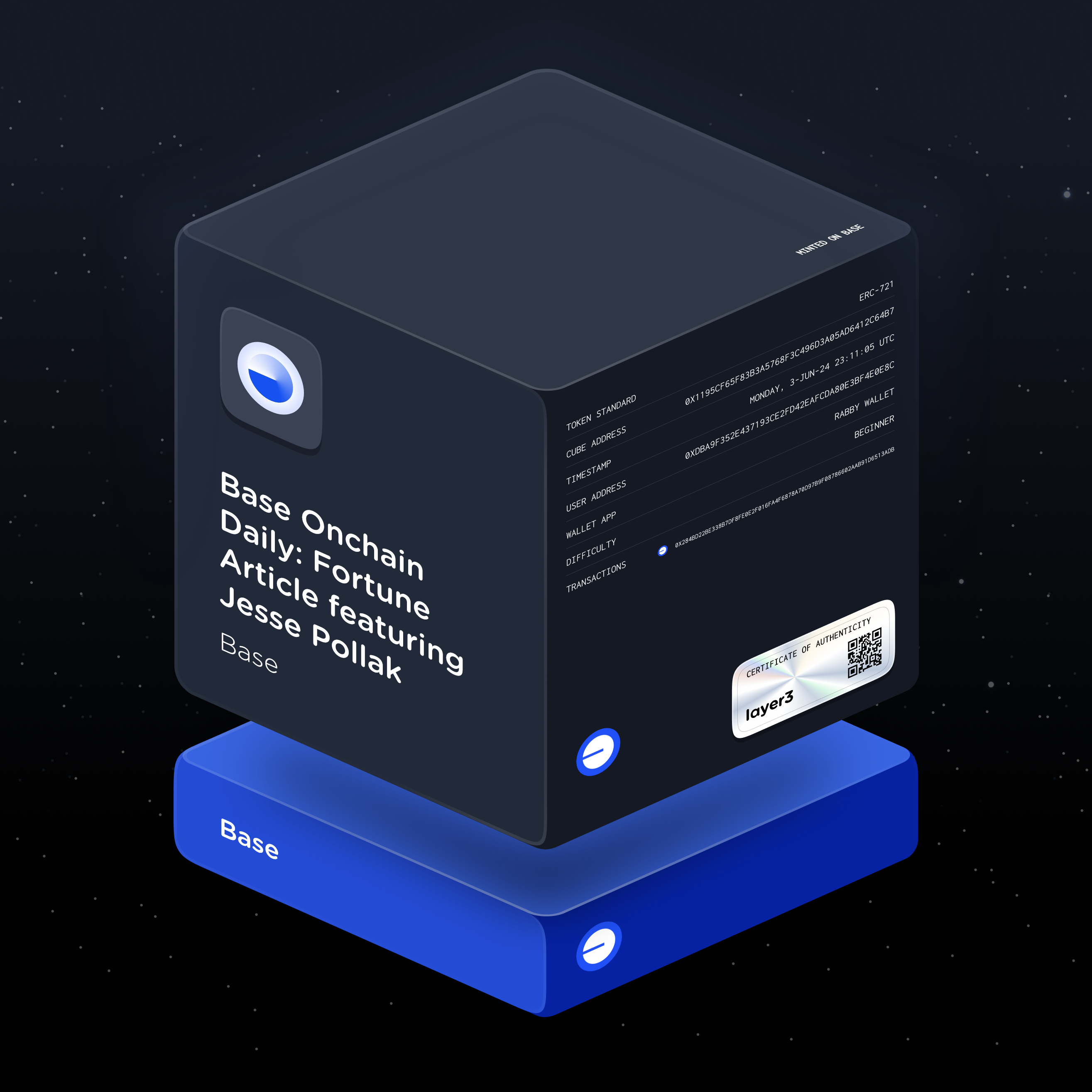 Base Onchain Daily: Fortune Article featuring Jesse Pollak