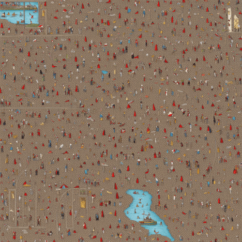 Crowd on the beach#1570