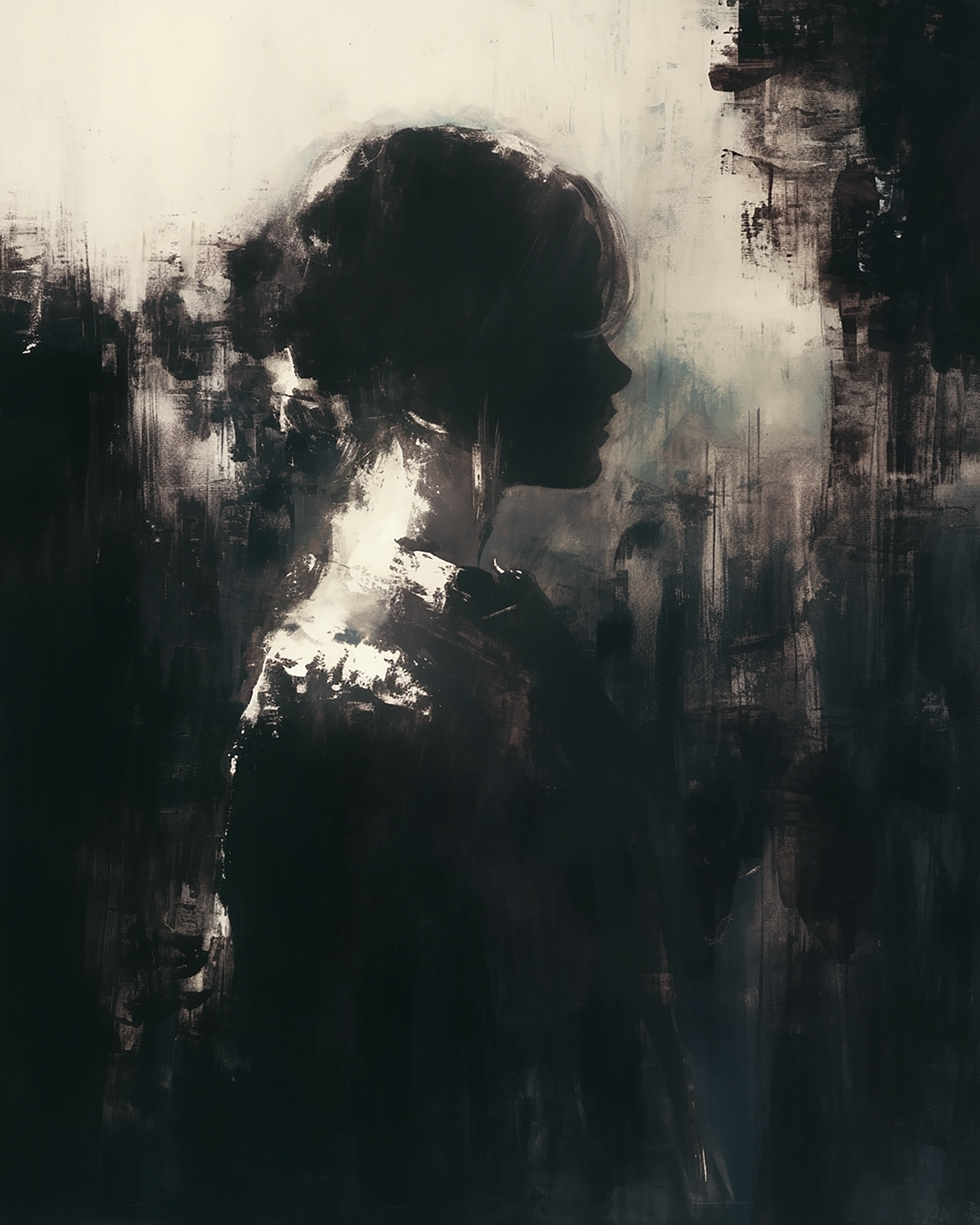 Sad young woman