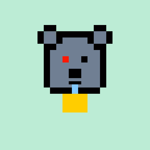 Pixel Bear #39731
