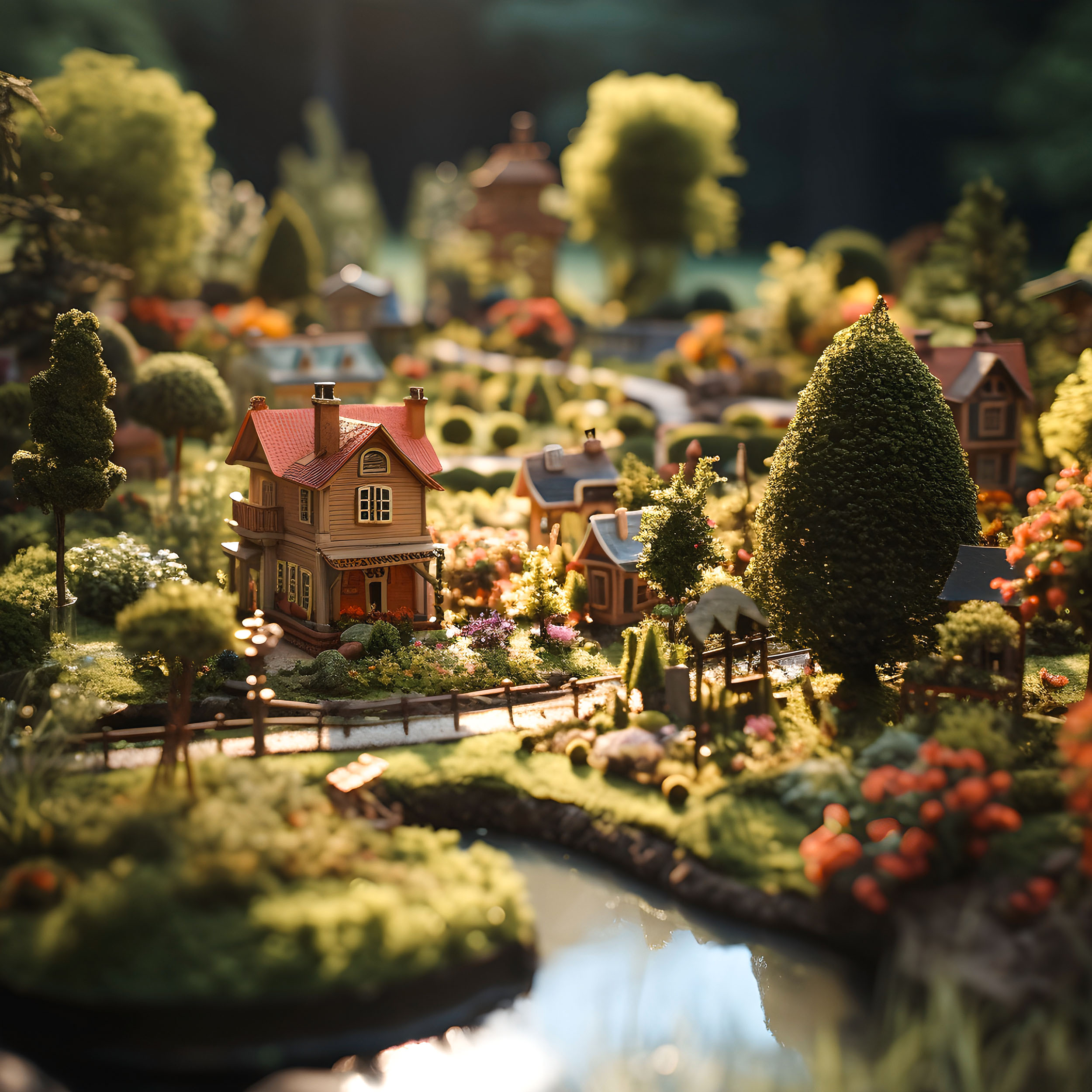 Fantasy Town Diorama