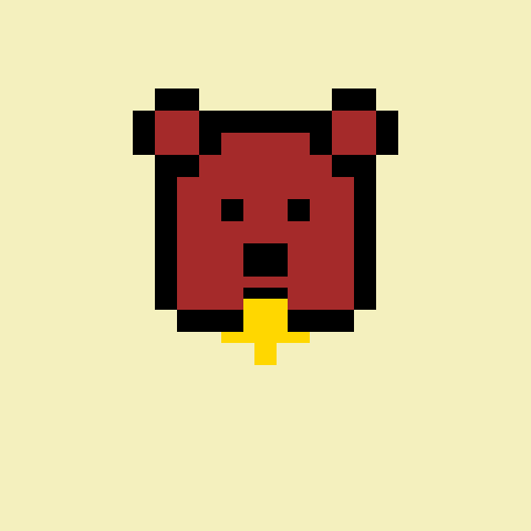 Pixel Bear #43749