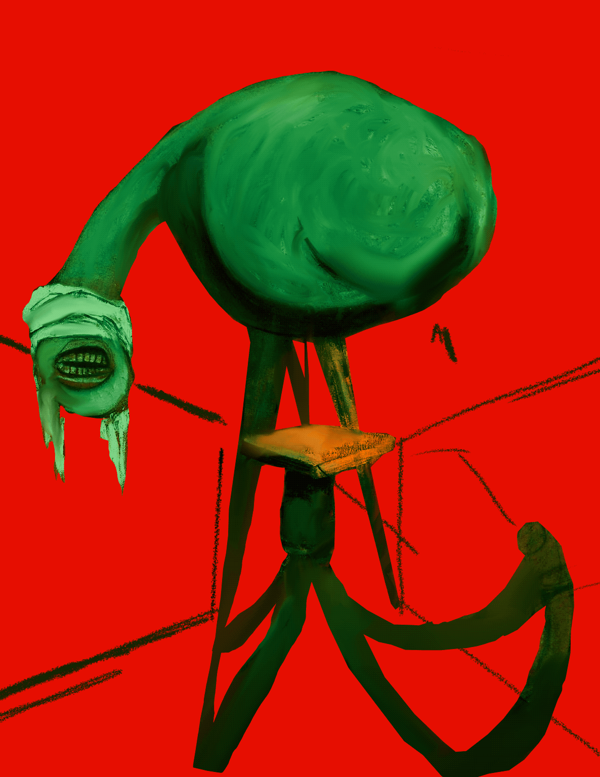 STUDIES FOR A PEPE CRUXIFICTION II