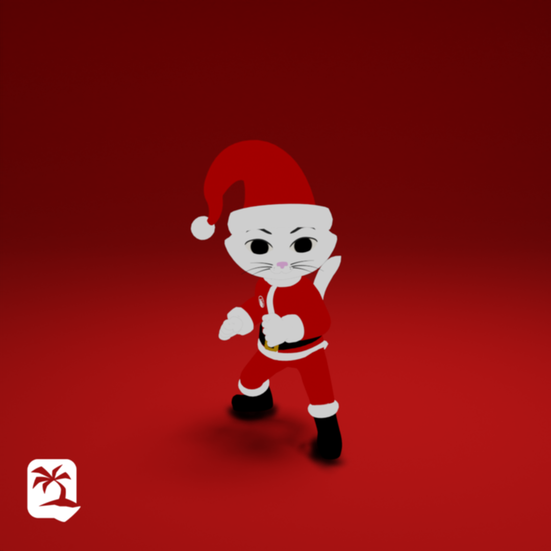 Mars Cat Santa (Avatar and Poster)
