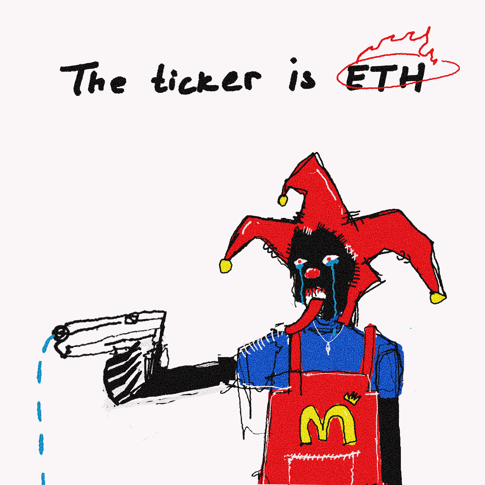 THE TICKER IS ETH