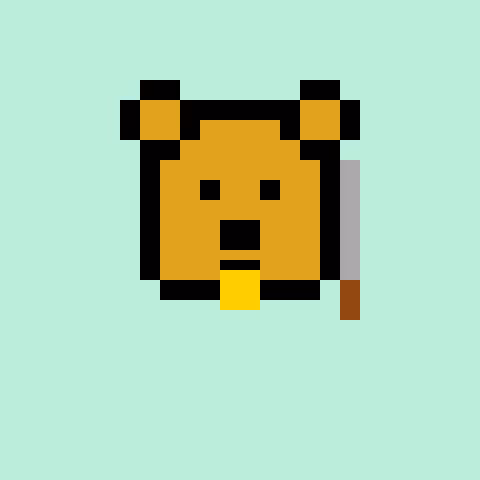 Pixel Bear #8611