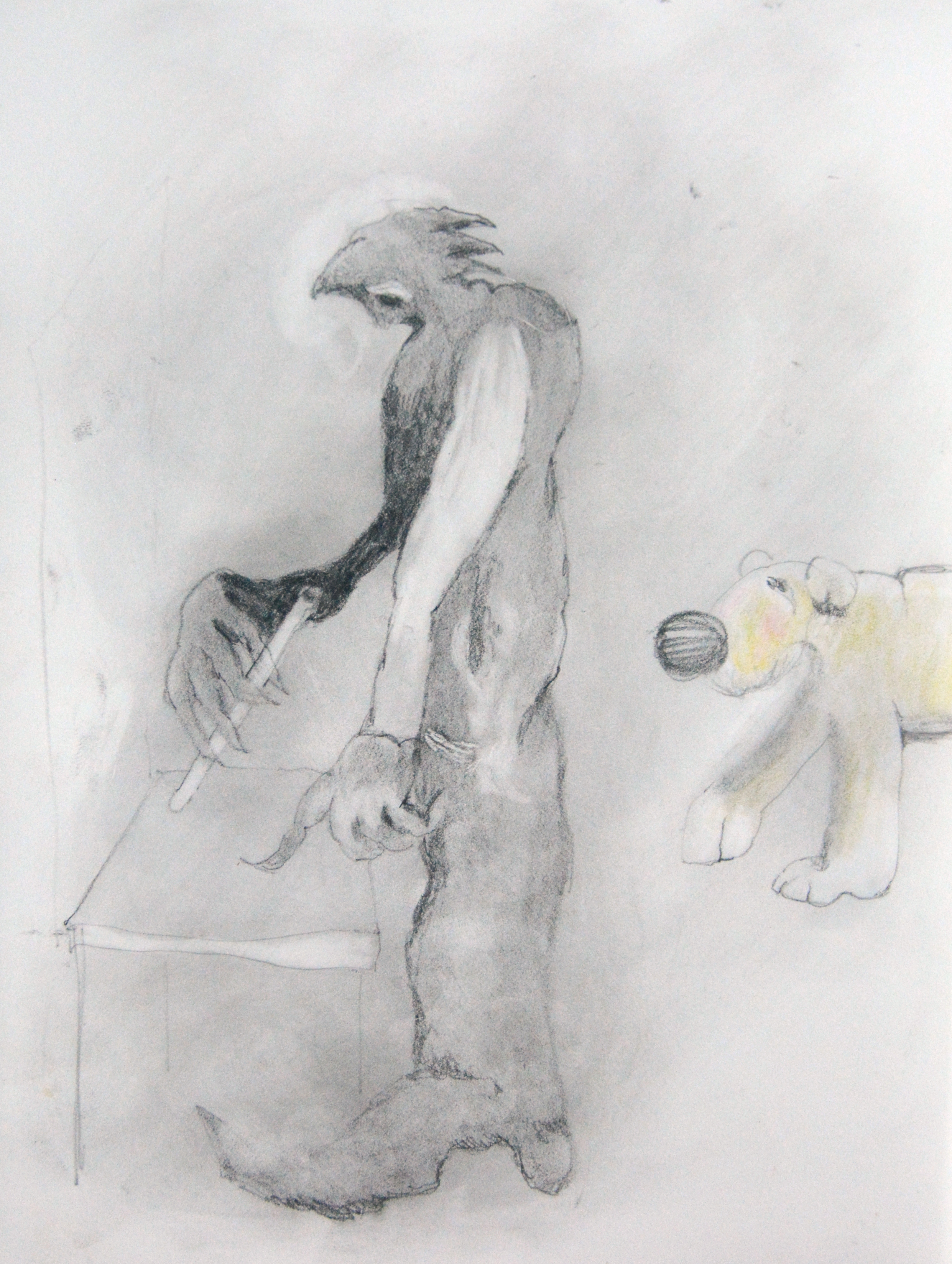 Scientist & his dog