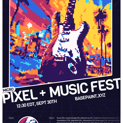 PixelMusicFest commemorative Poster