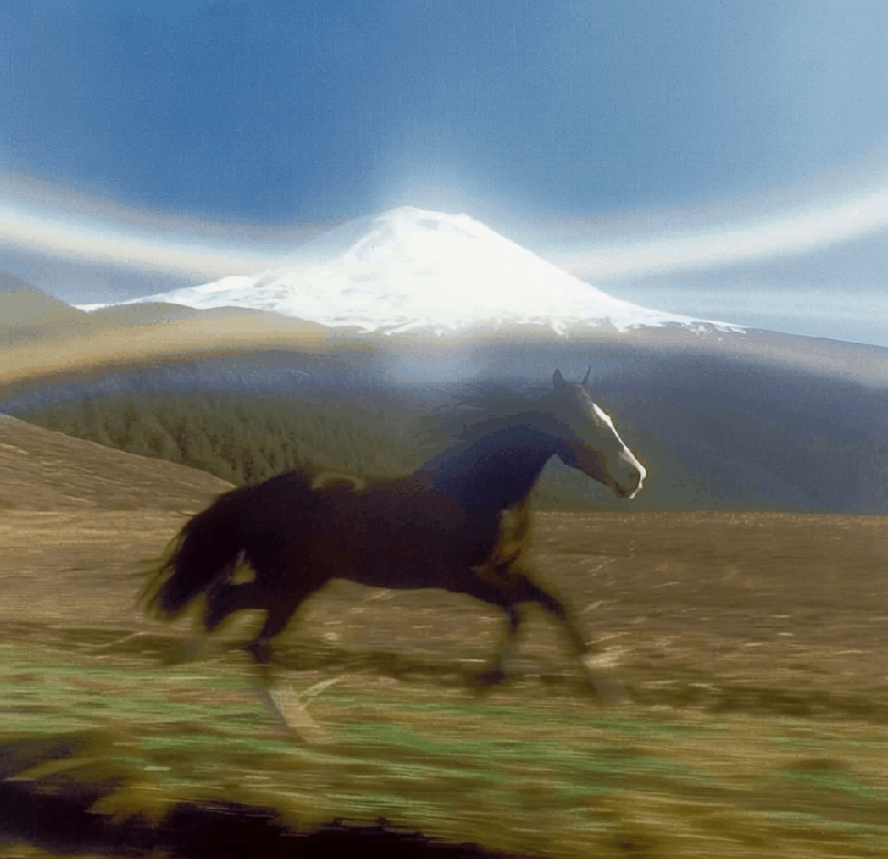 horse run dip