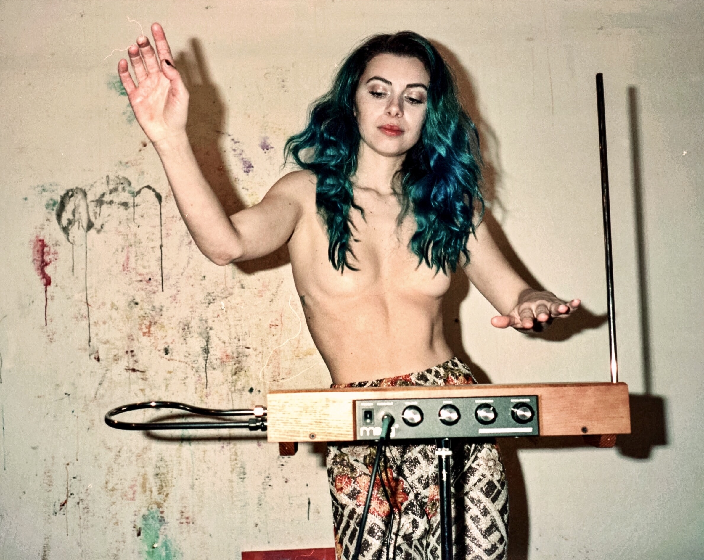 Study for a theremin painting