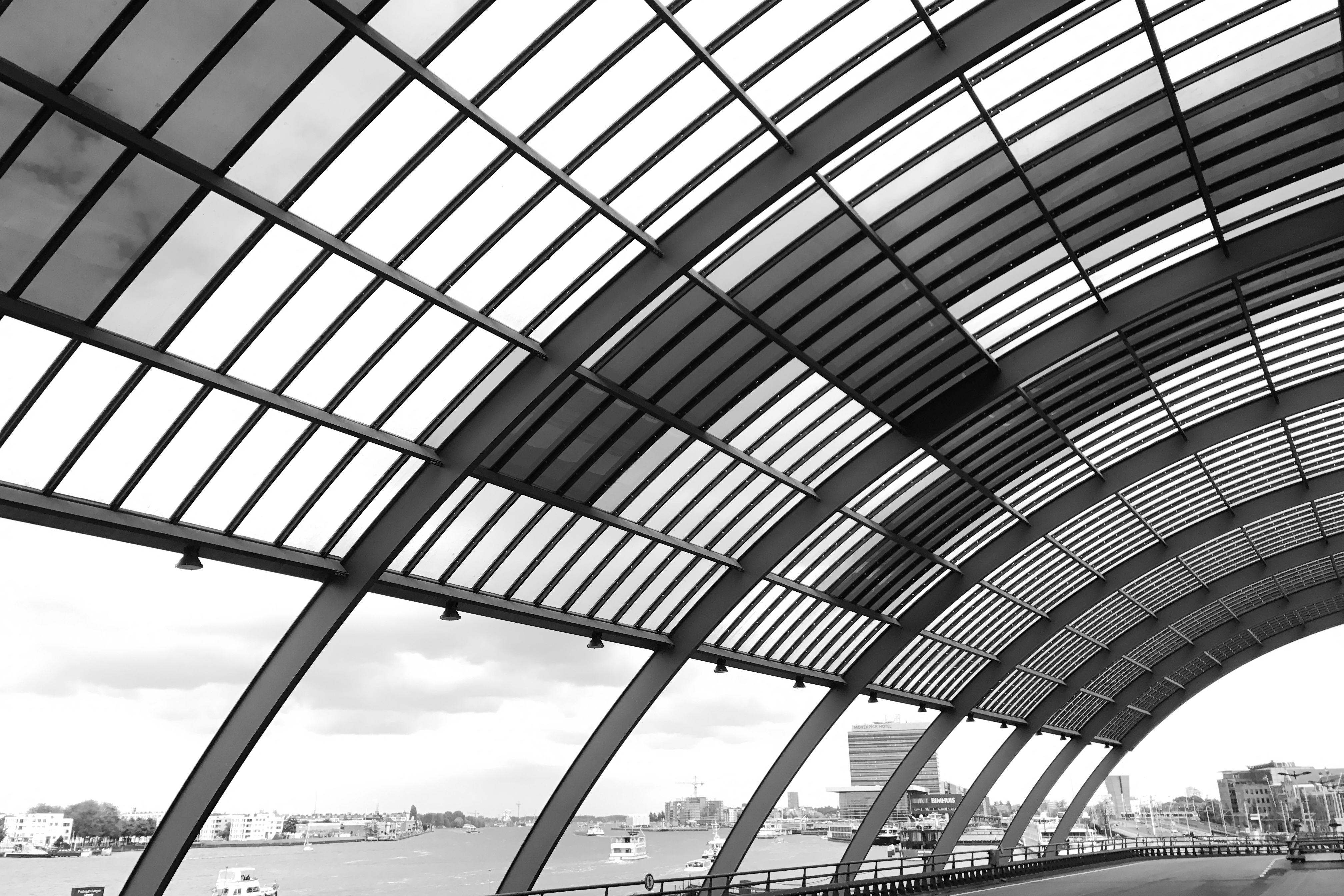 Amsterdam Central Station Bus Platform