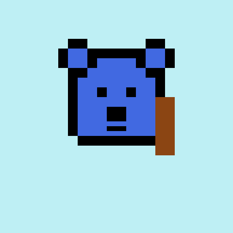 Pixel Bear #38213