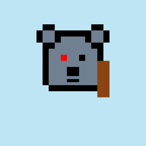 Pixel Bear #43942