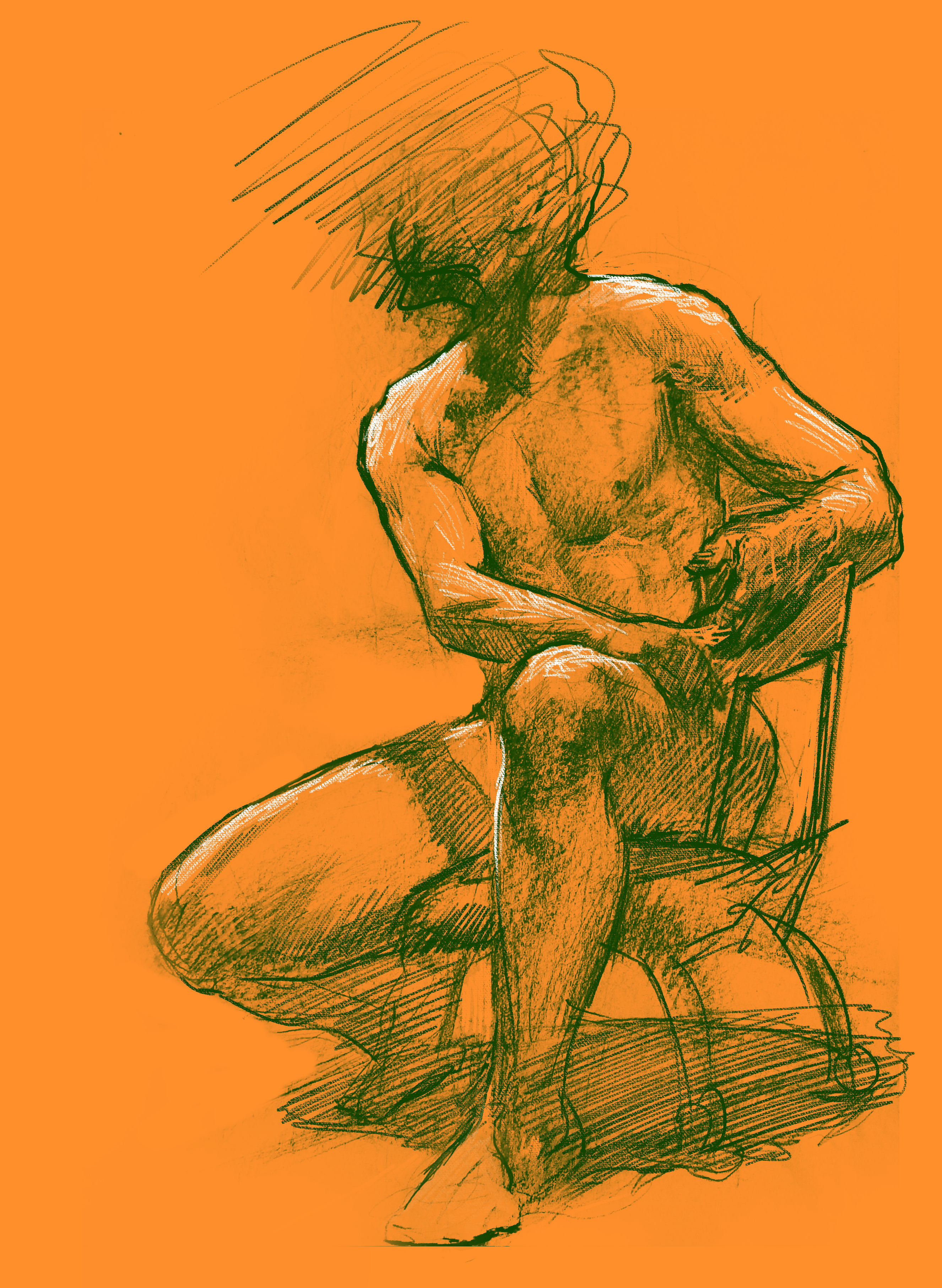 Male Nude study