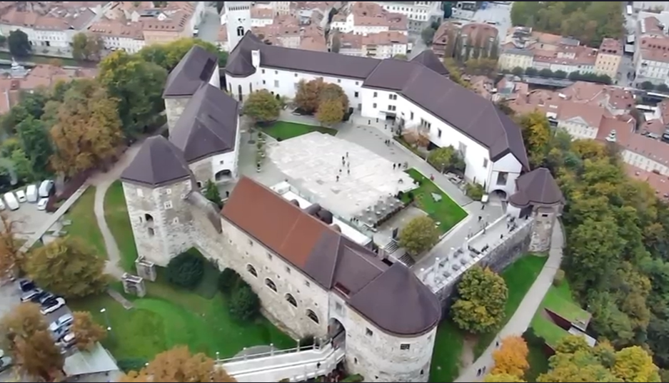 Drone View of Ljubljana Castle, Slovenia #31