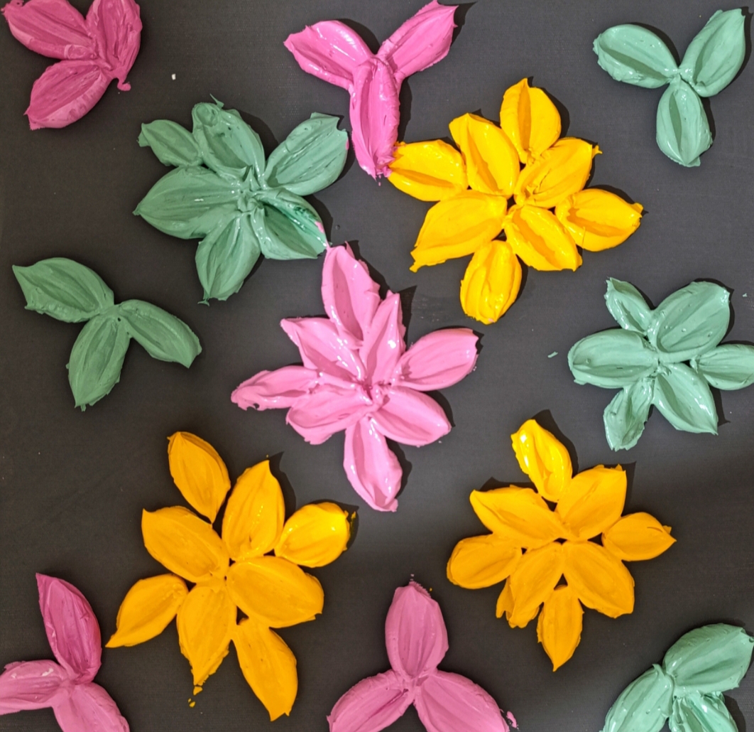 Textured flowers #13