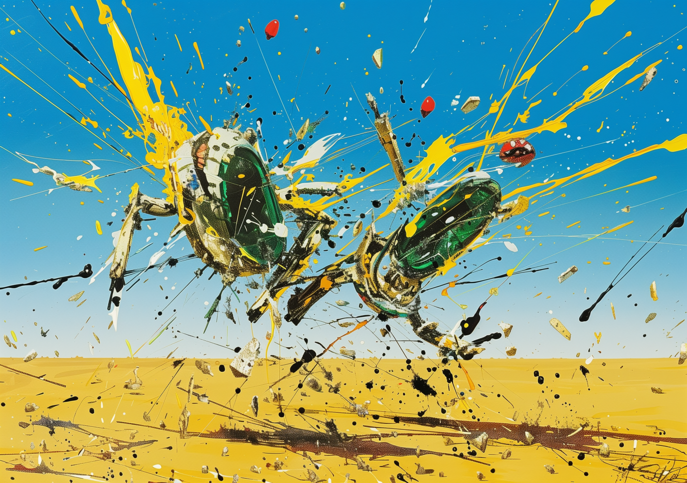 Fragmented Harmonies of Explosive Serenity in Polychromic Rhapsodies of Sunlit Stillness #12