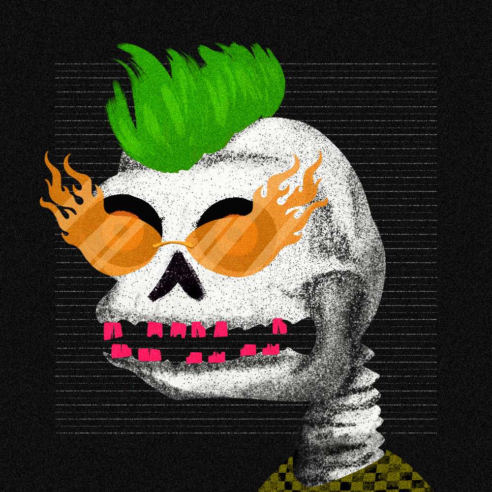 Skull P3P3 #1108