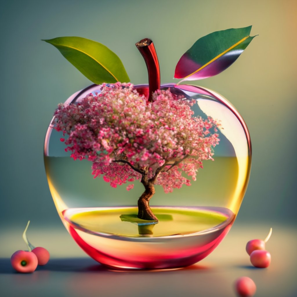 An apple landscape #372