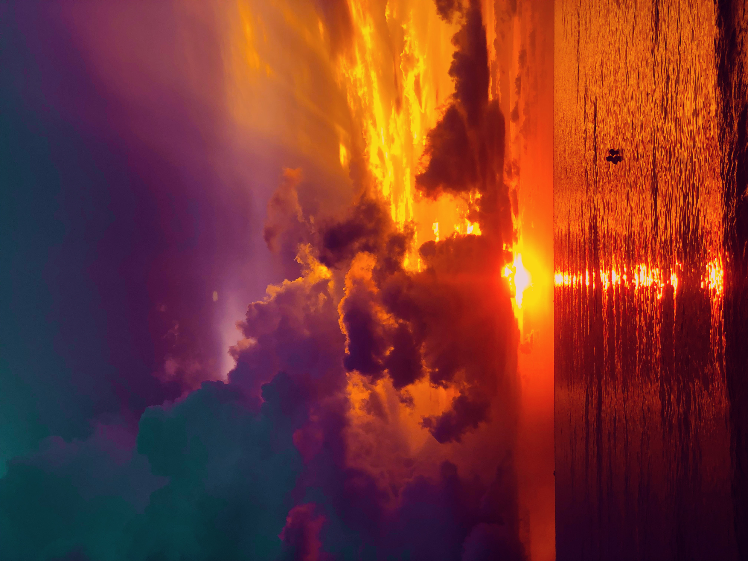 Zauber Sonnenuntergang