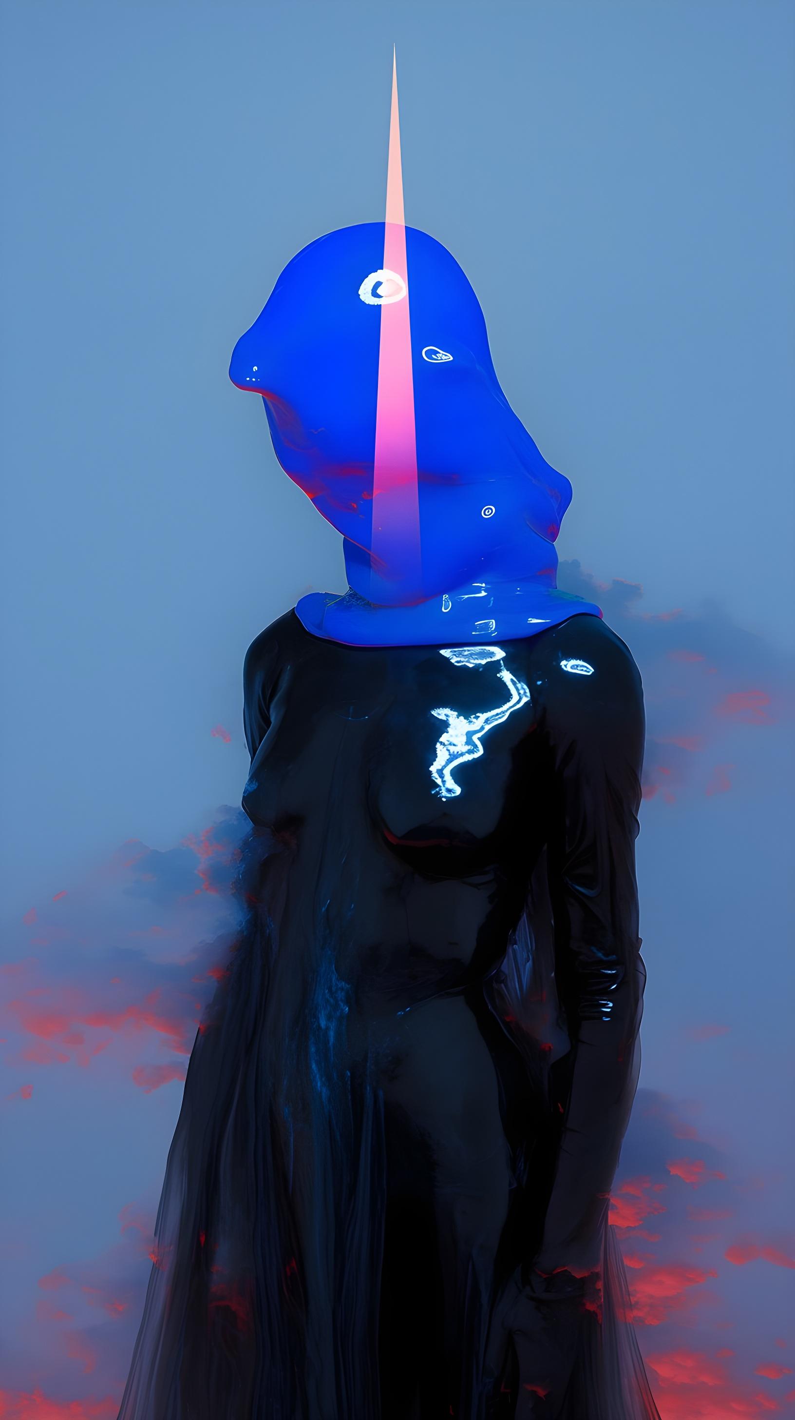 Singularity in Blue