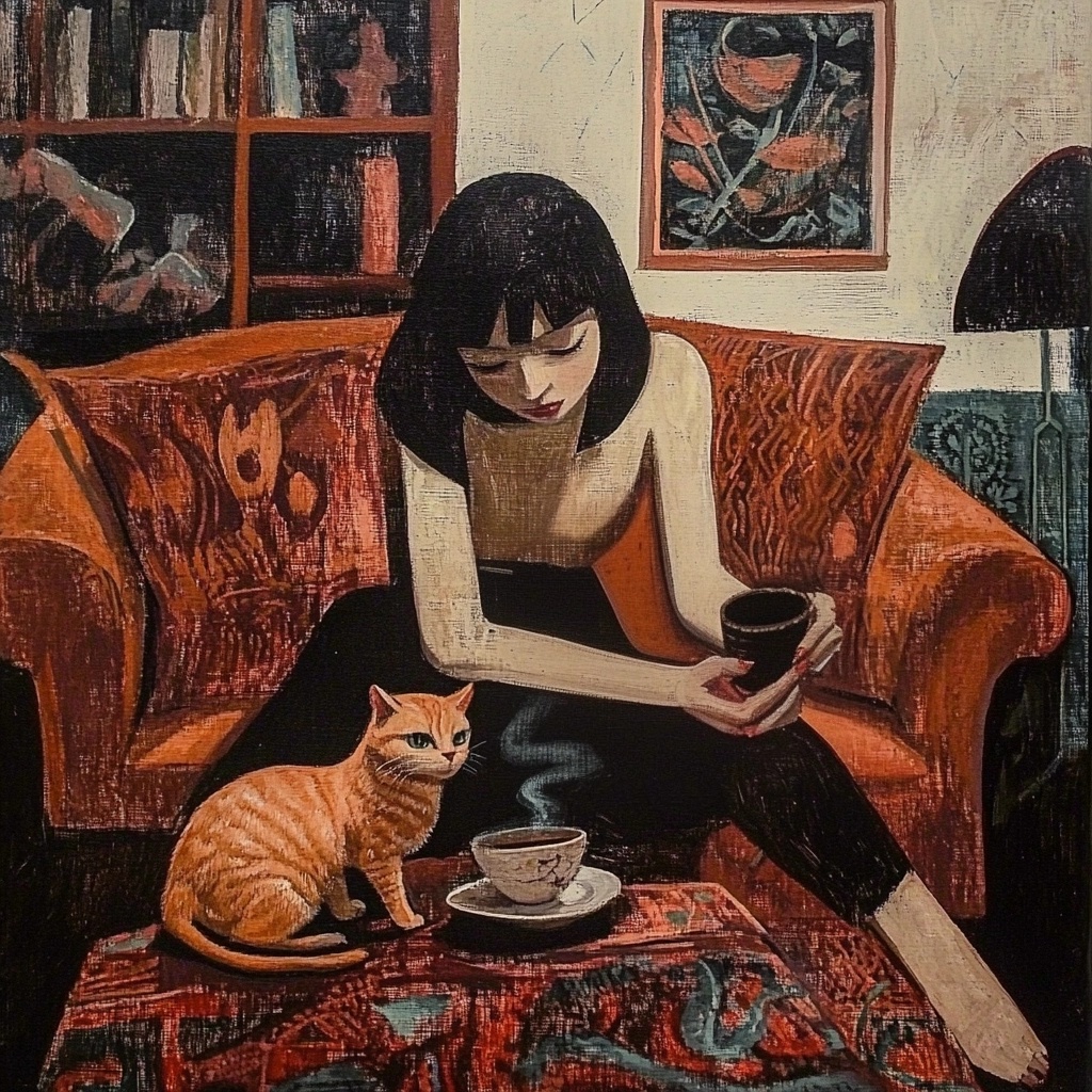 Coffee time with Hana