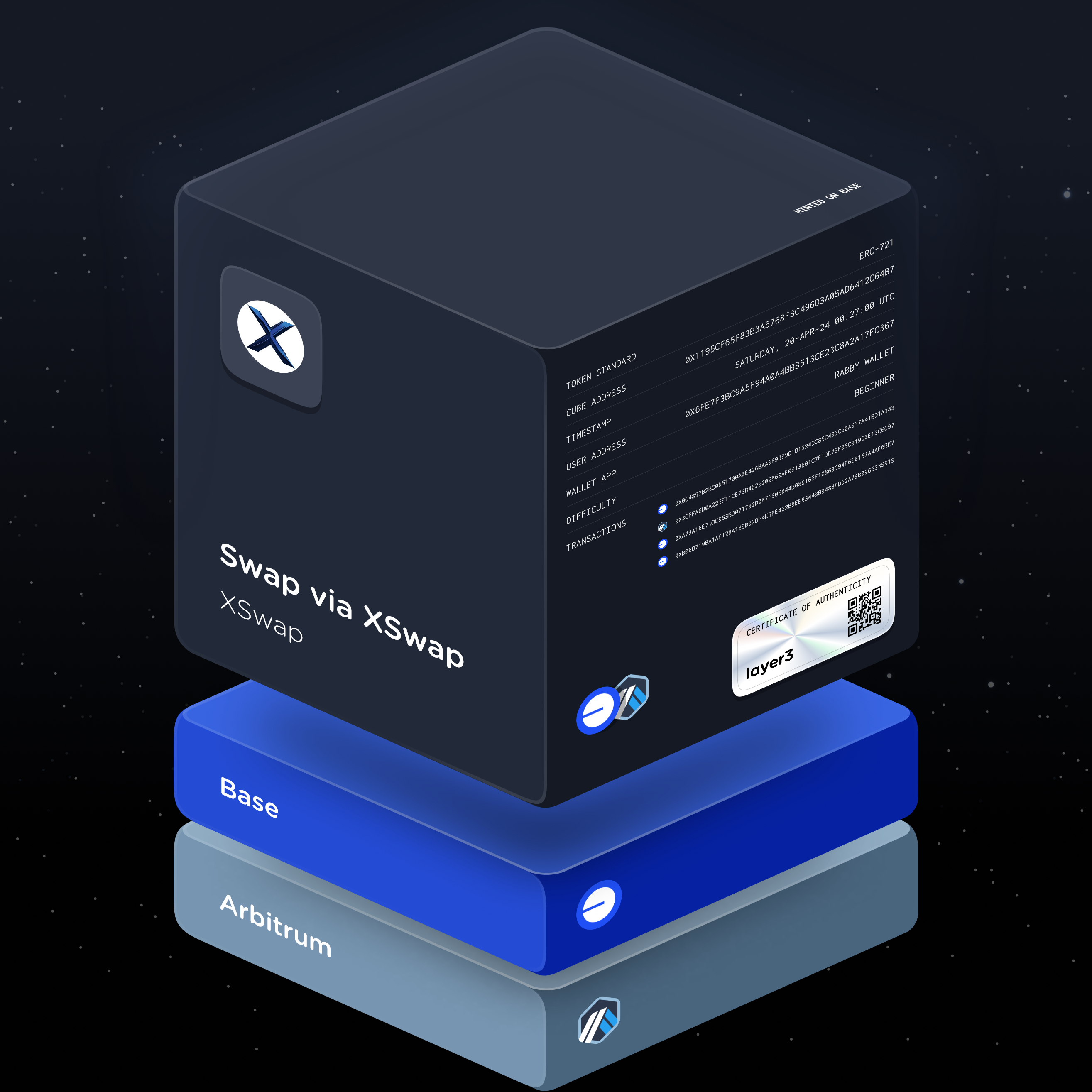 Swap via XSwap