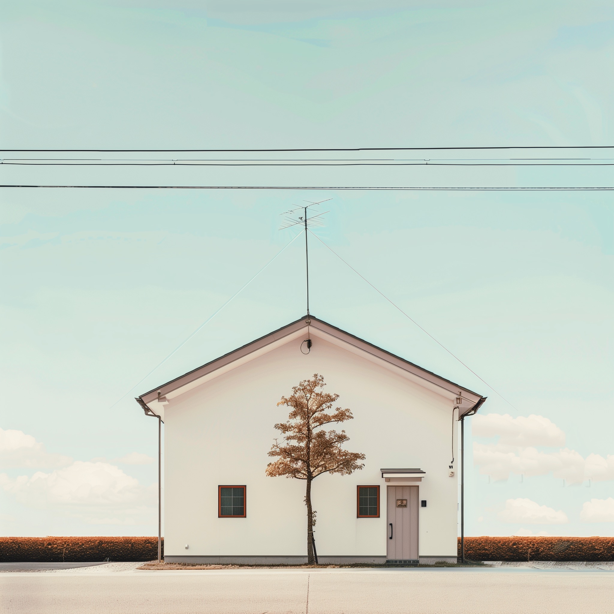/imagine a pretty house and wires