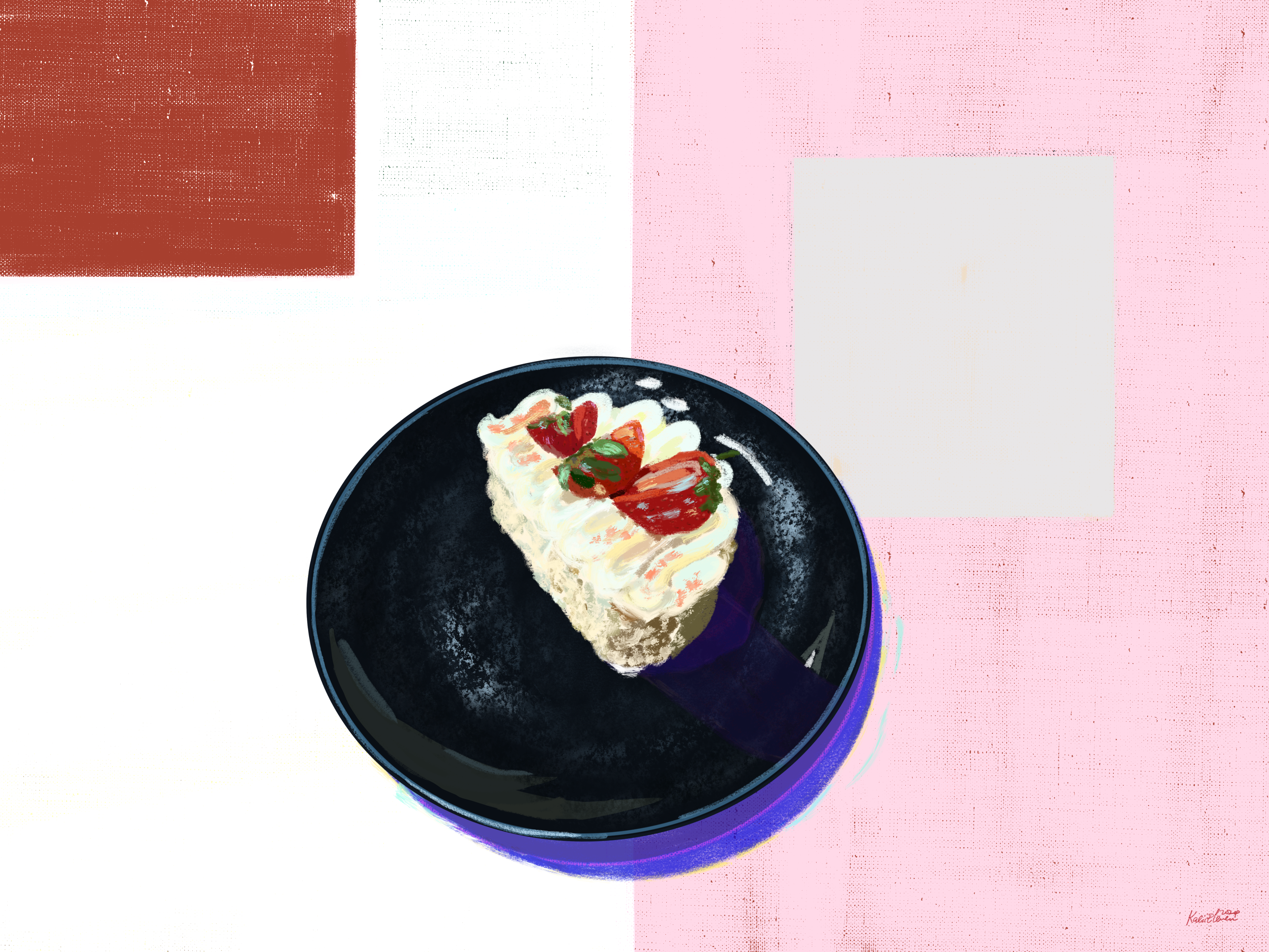  Strawberry Cream Cake