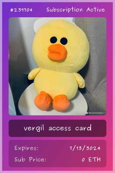 vergil club card