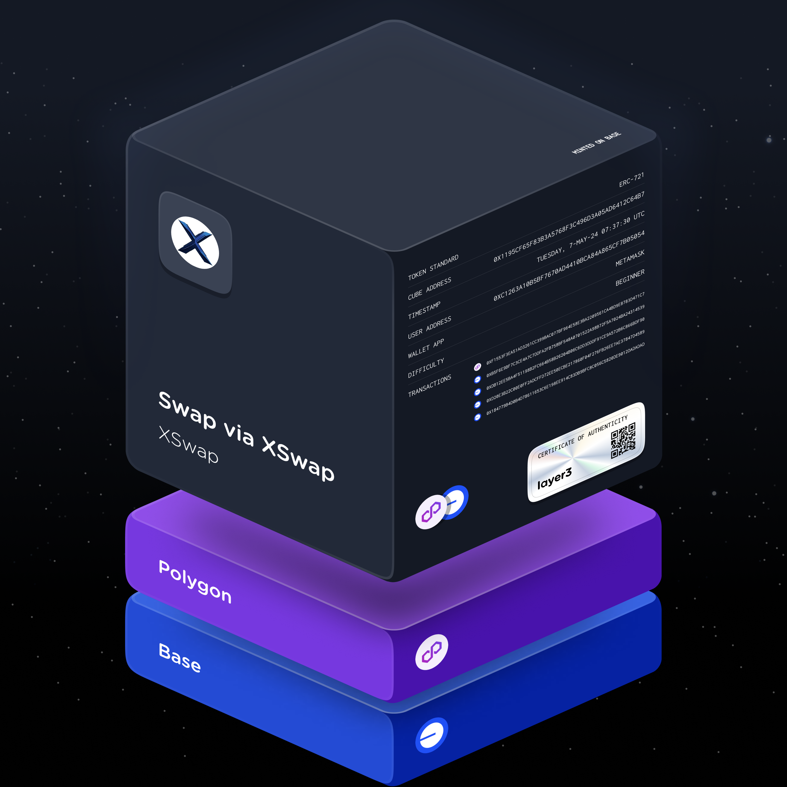 Swap via XSwap