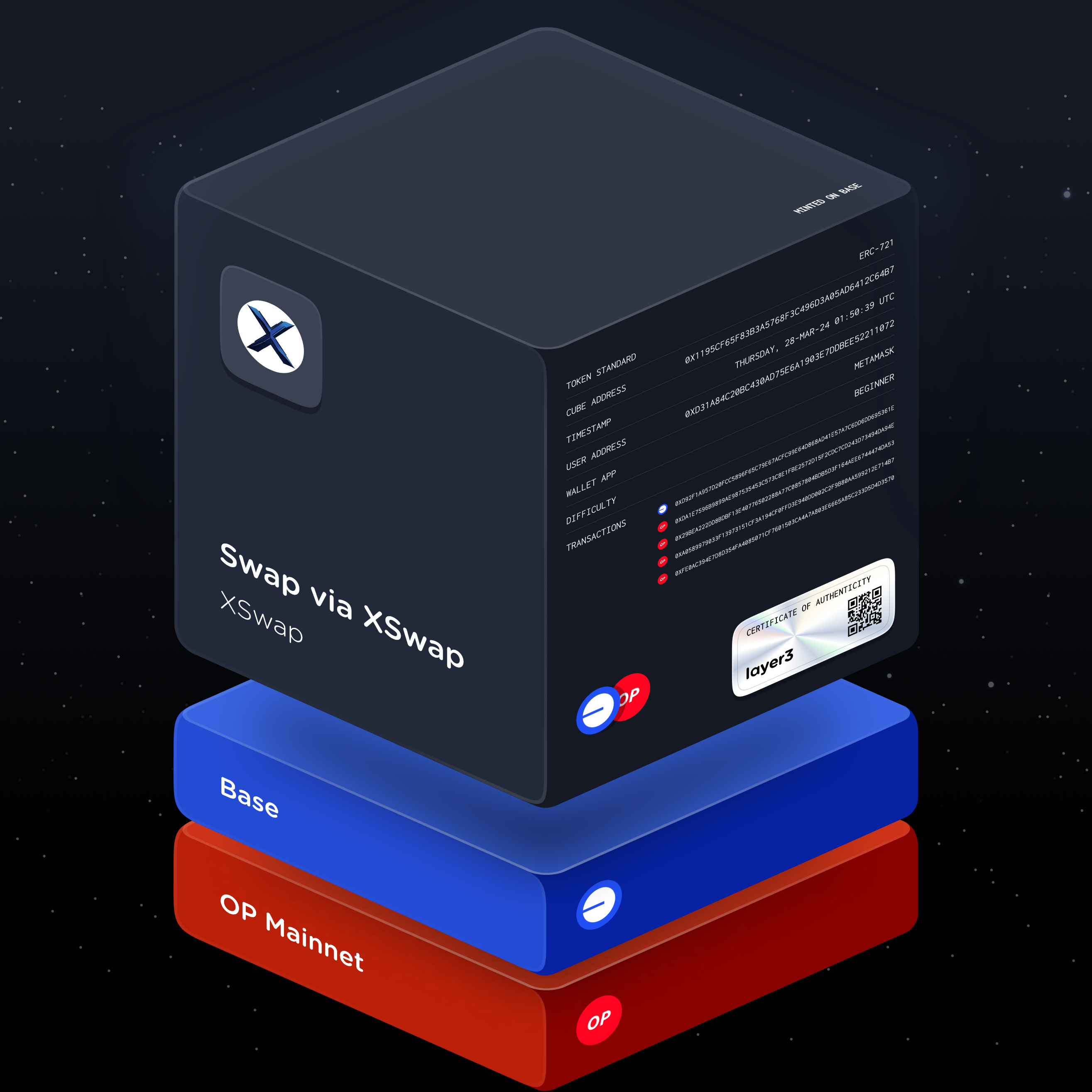 Swap via XSwap