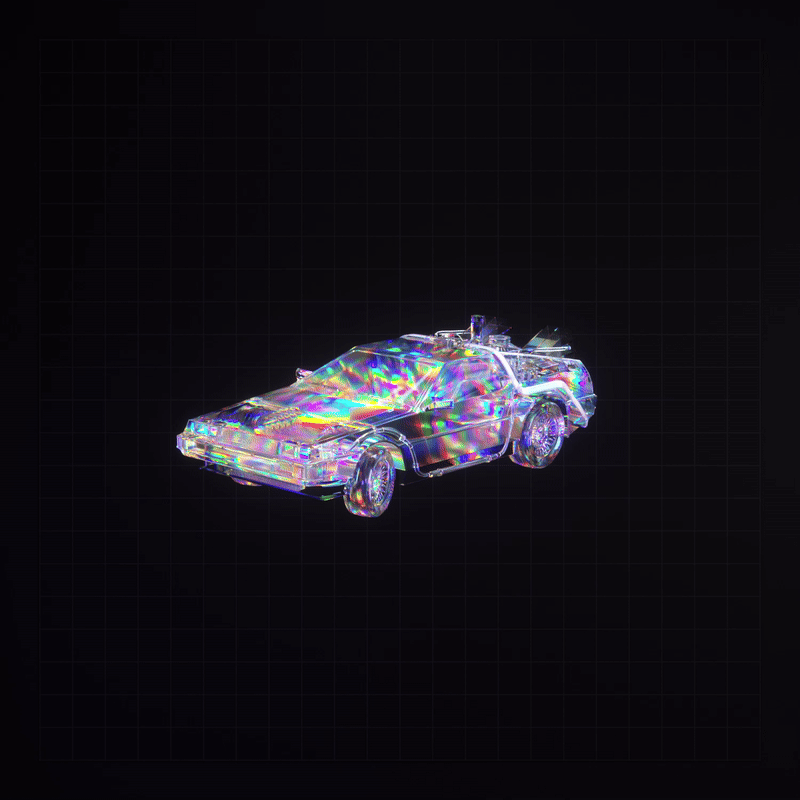 glass.delorean