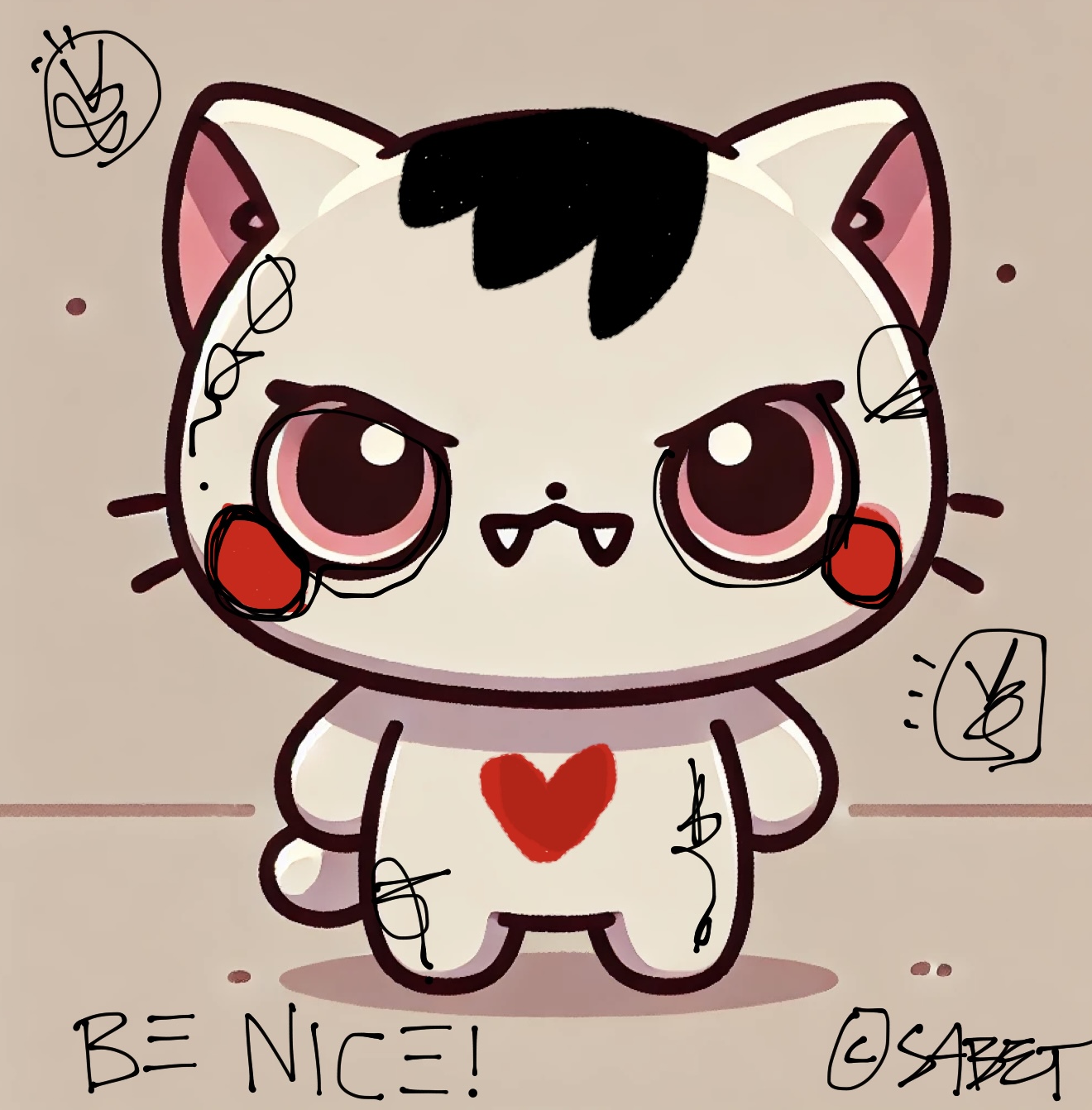 Be Nice 🔴 Tokyo Punks by Sabet