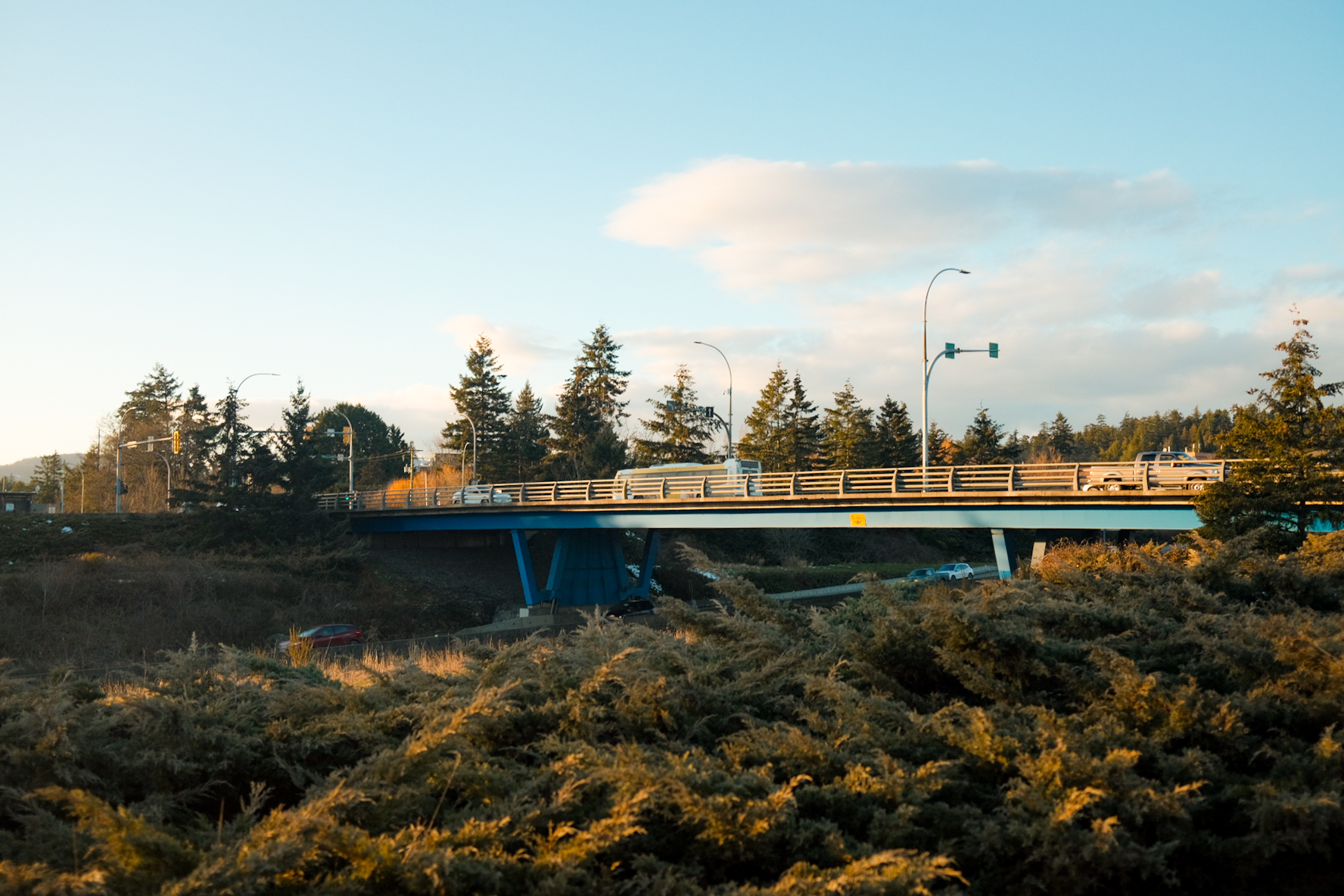 Outside the city
