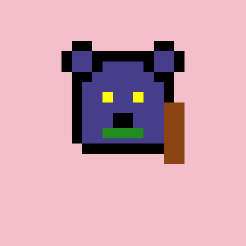 Pixel Bear #50164