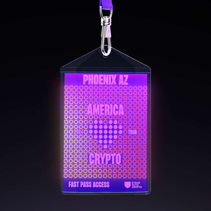 America 💜 Crypto Tour VIP Badge