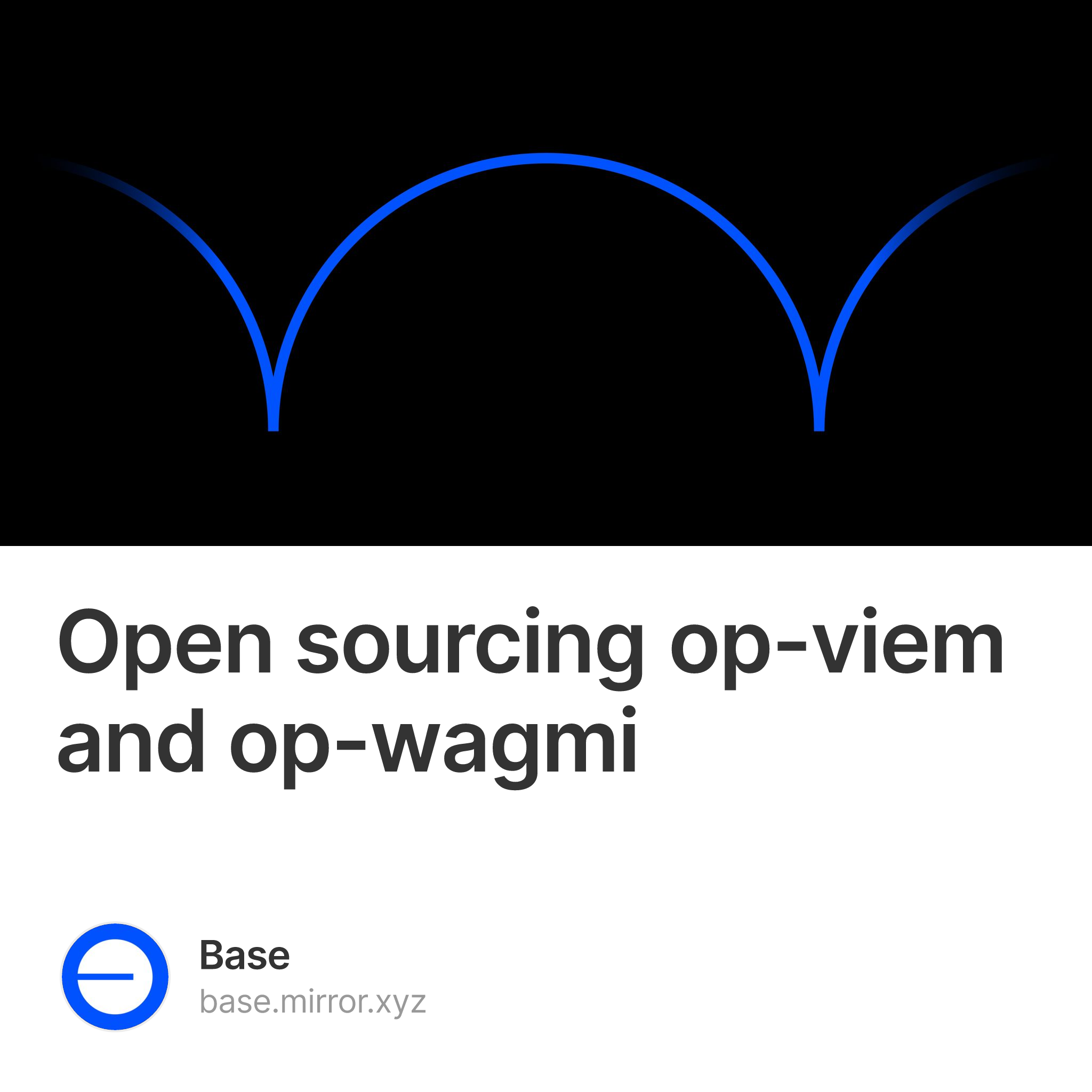 Open sourcing op-viem and op-wagmi 349