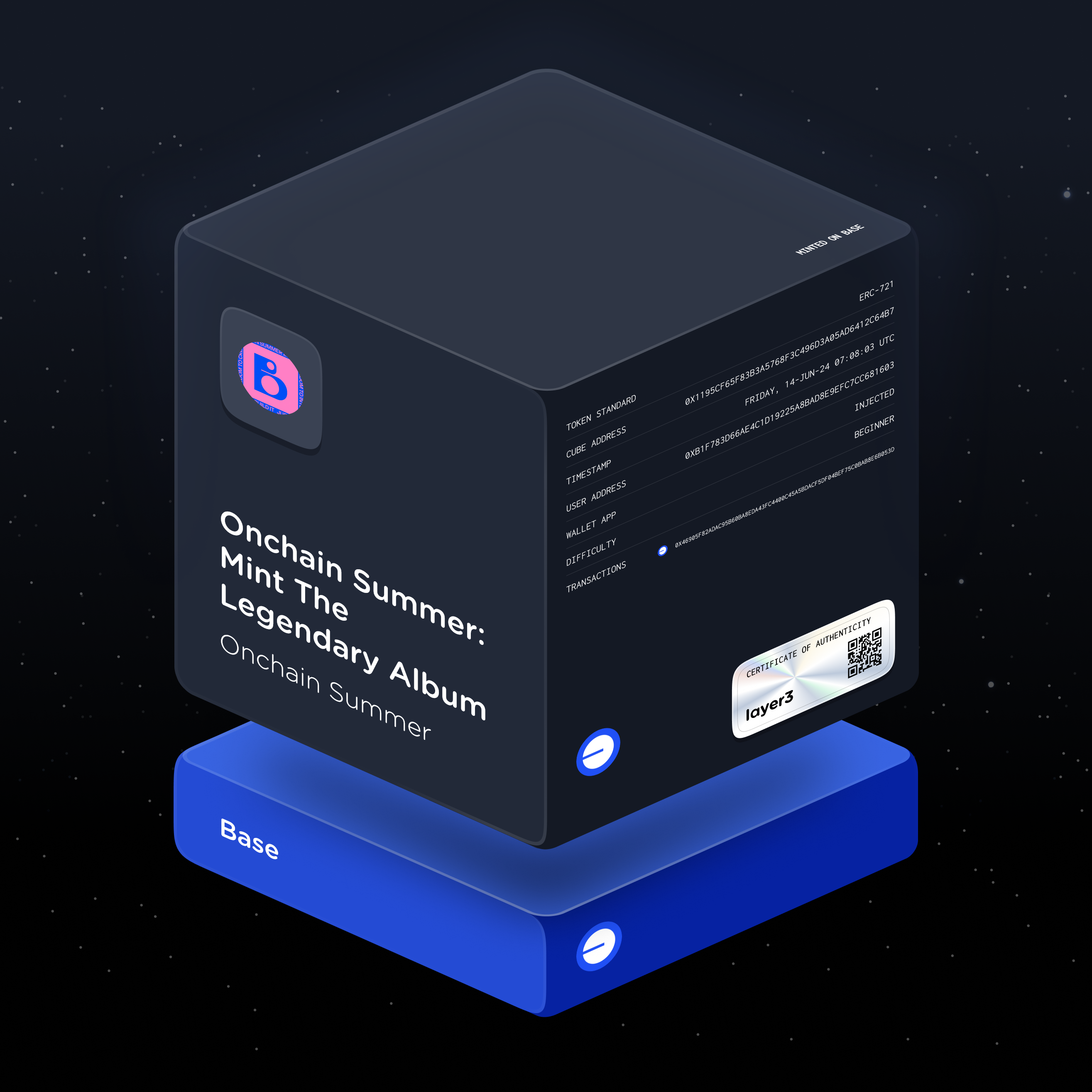 Onchain Summer: Mint The Legendary Album