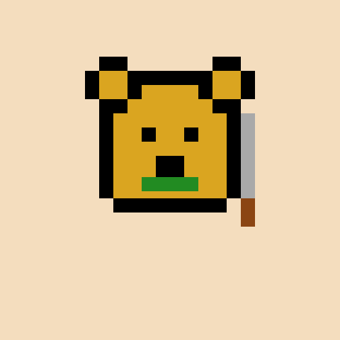Pixel Bear #37840