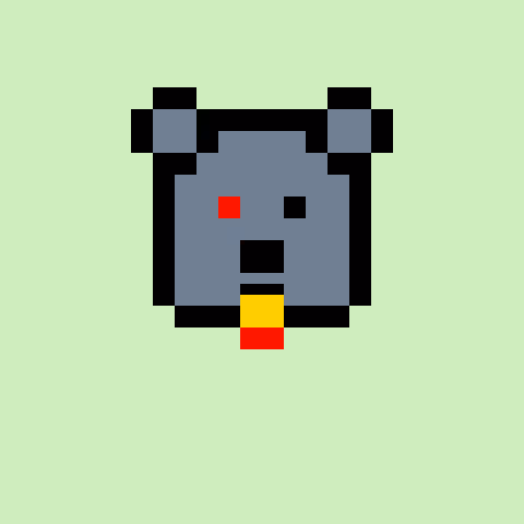 Pixel Bear #40344