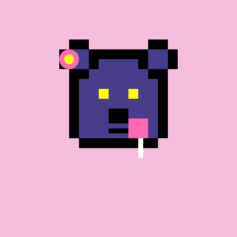 Pixel Bear #54214