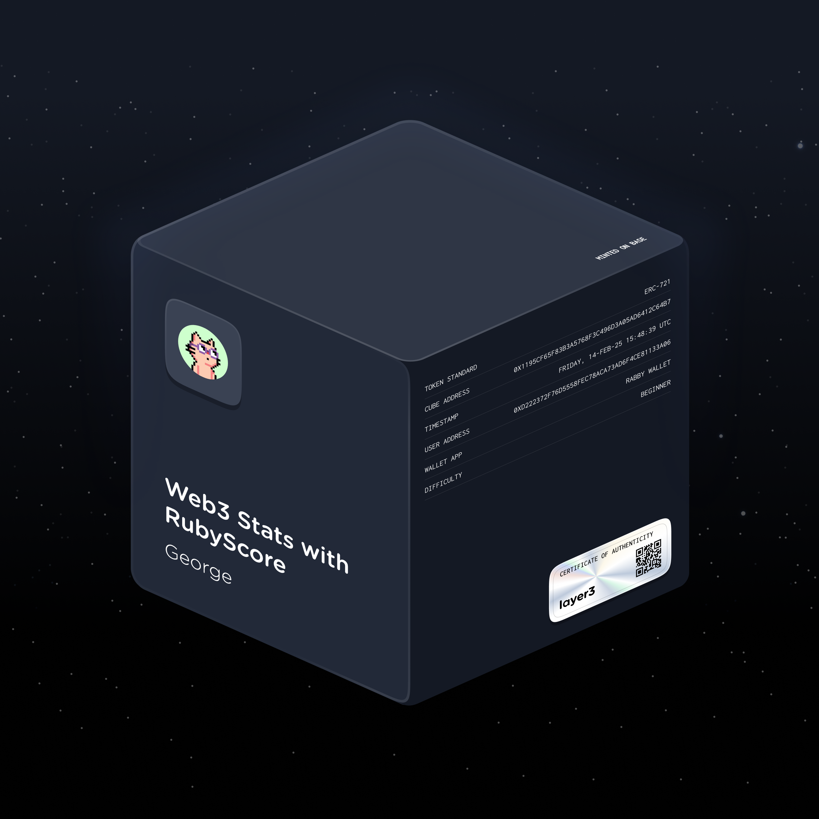 Web3 Stats with RubyScore