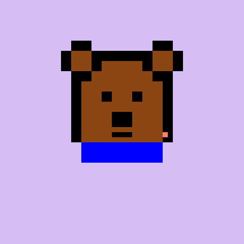 Pixel Bear #23410
