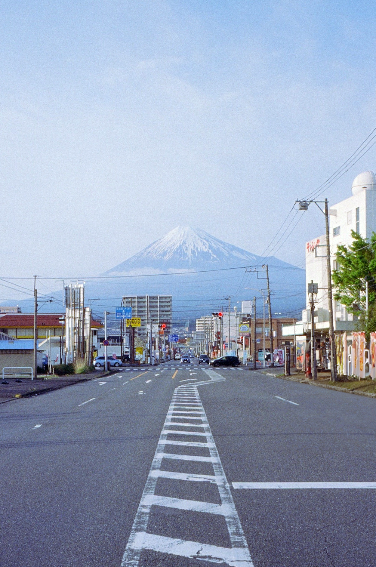 Road to Mt Fuji