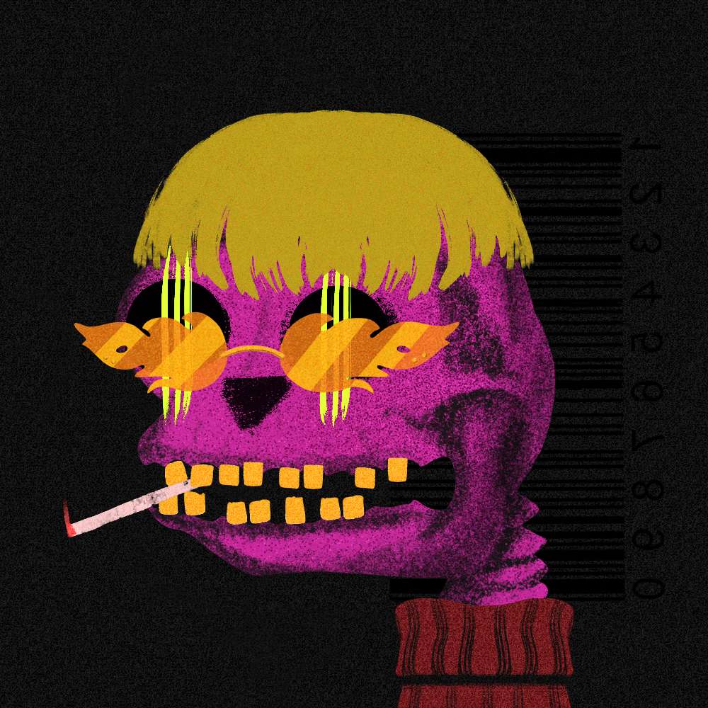 Skull P3P3 #1317