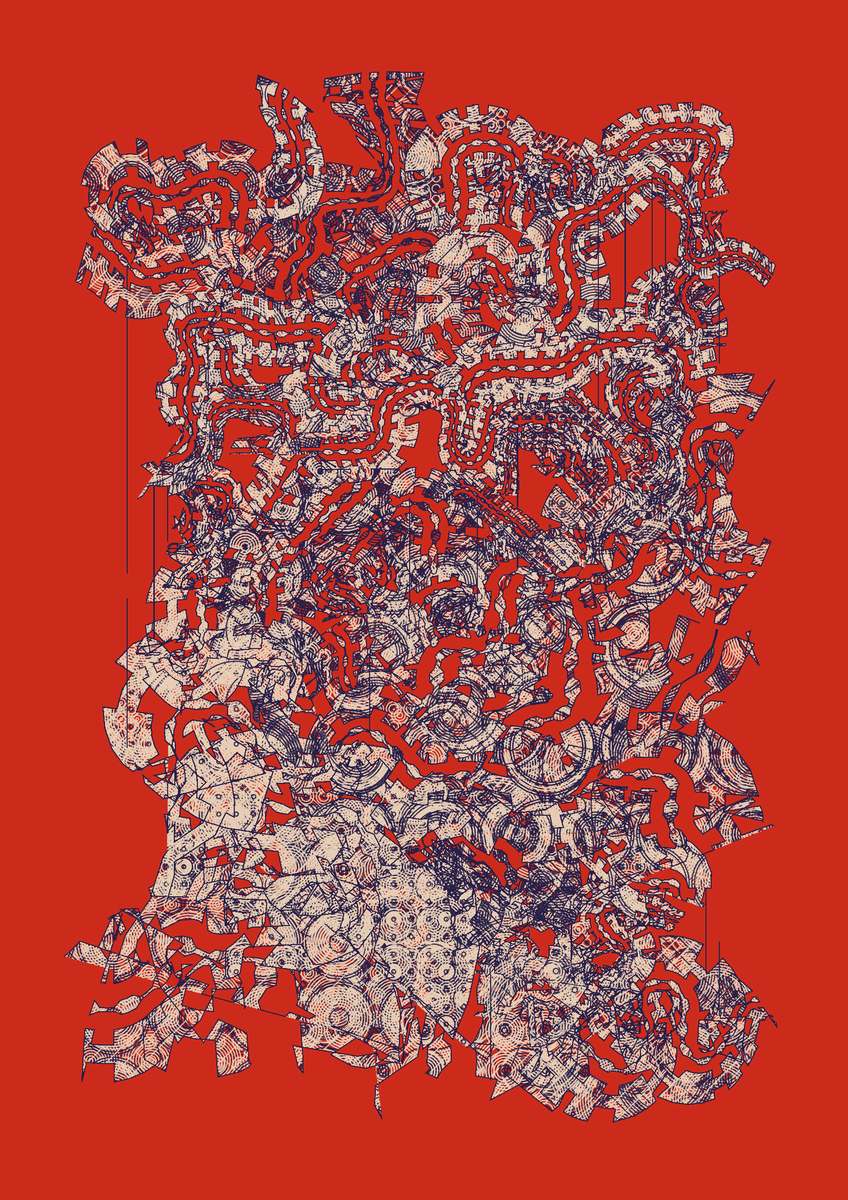 Red porcelain
