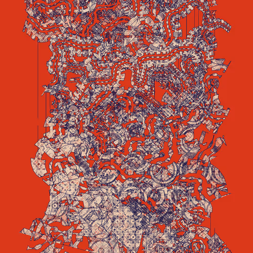 Red porcelain